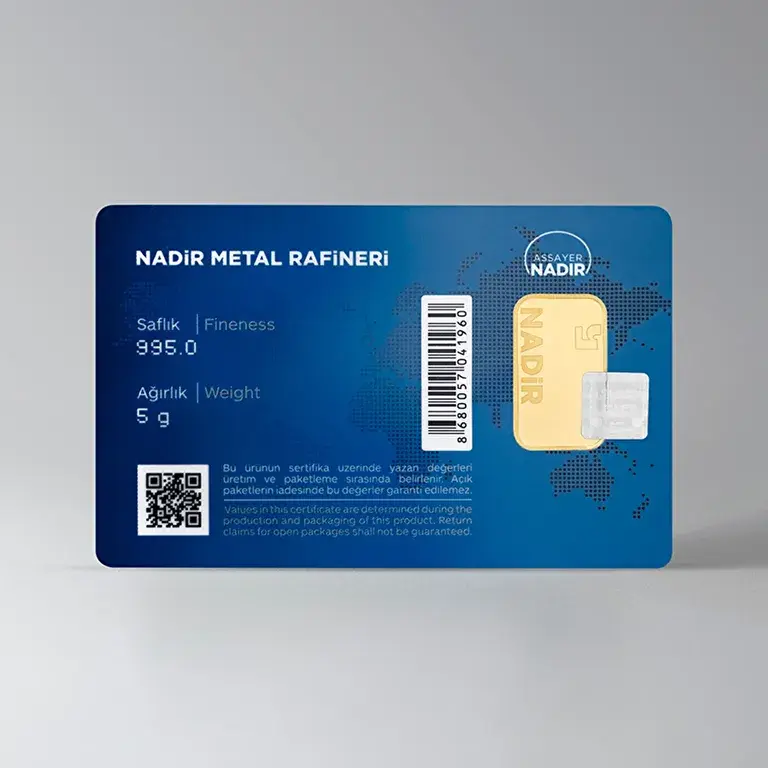 5 Gram Külçe Altın