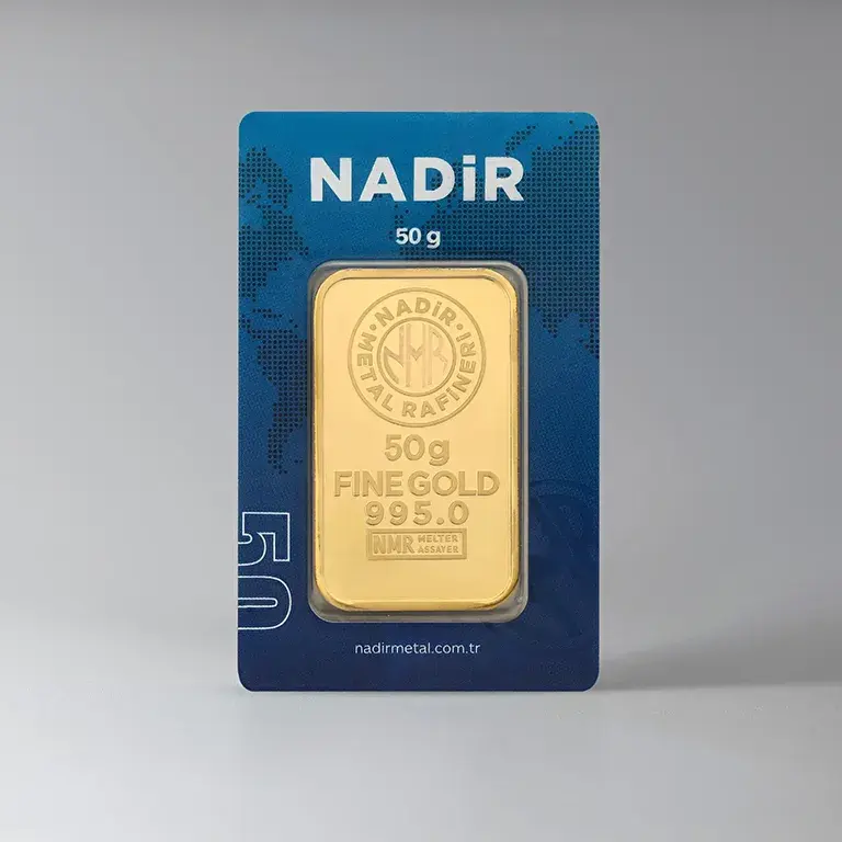 50 Gram Külçe Altın